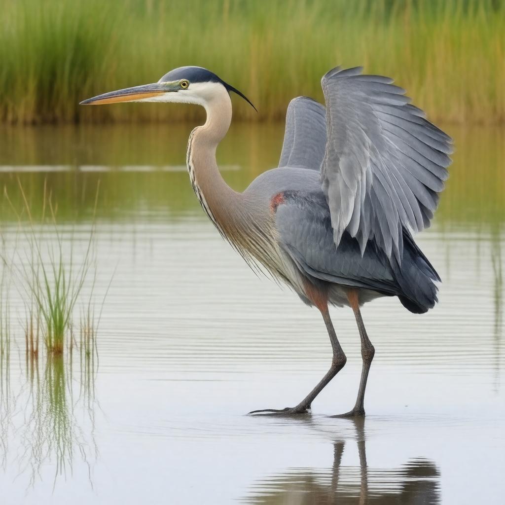 great blue heron